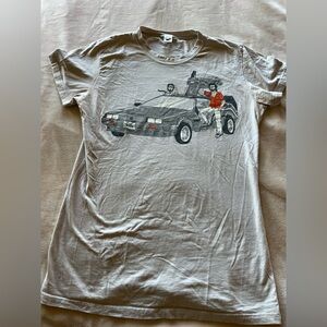 Delorean Back to the Future t shirt size L